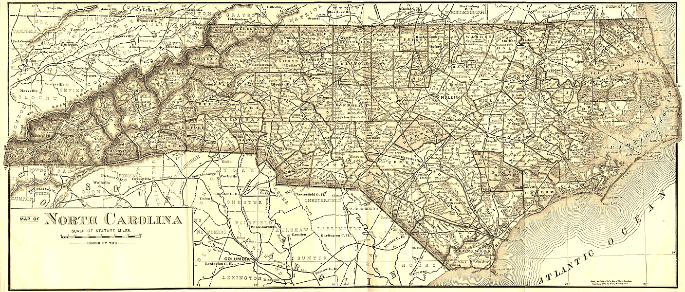 North Carolina Map